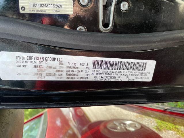 Photo 10 from auction – 2013 JEEP COMPASS LA with VIN 1C4NJCEA8DD225660