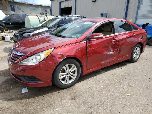 HYUNDAI SONATA GLS 2014 with VIN 5NPEB4AC8EH817758 - Photo from auction
