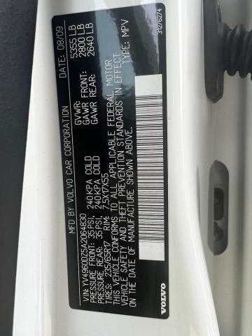 Photo 10 from auction – 2010 VOLVO XC60 3.2 with VIN YV4960DZ5A2064830