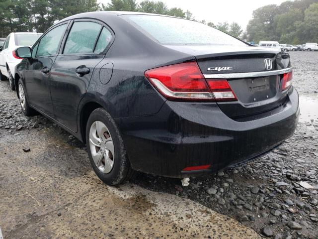 Photo 2 from auction – 2014 HONDA CIVIC LX with VIN 2HGFB2F53EH549862
