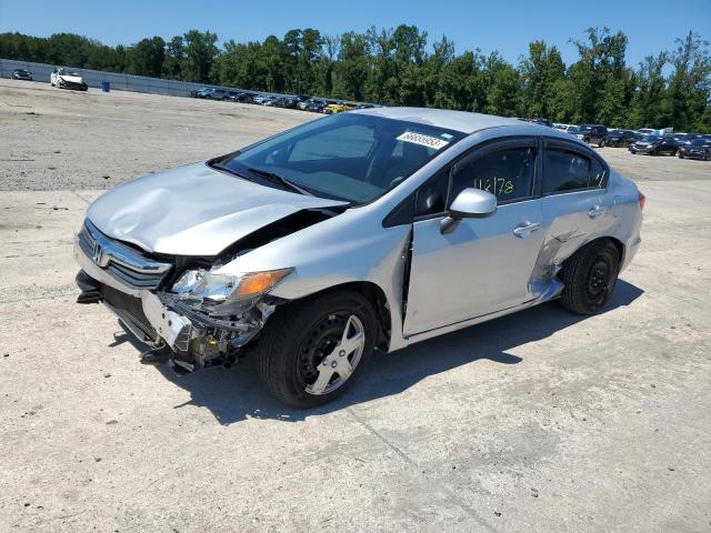HONDA CIVIC LX 2012 with VIN 2HGFB2F57CH326852 - Photo from auction