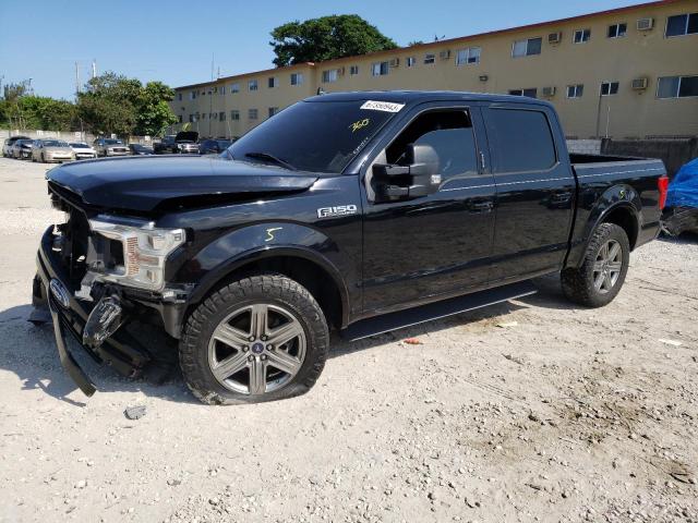 FORD F150 SUPER 2018 with VIN 1FTEW1EG9JFD02398 - Photo from auction