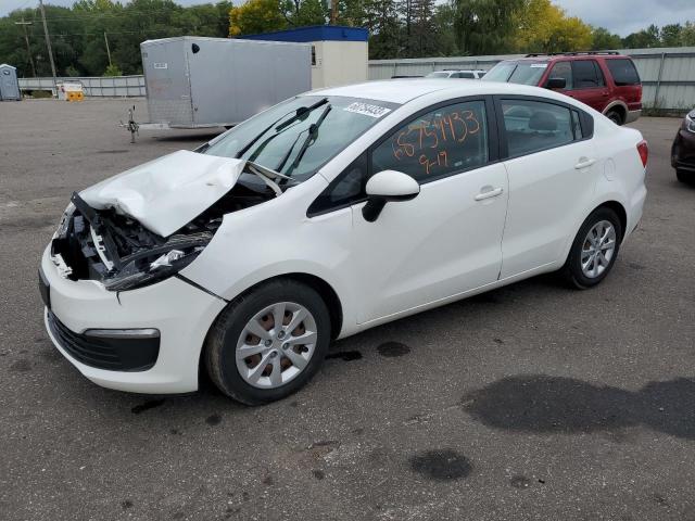 KIA RIO LX 2016 with VIN KNADM4A39G6598079 - Photo from auction