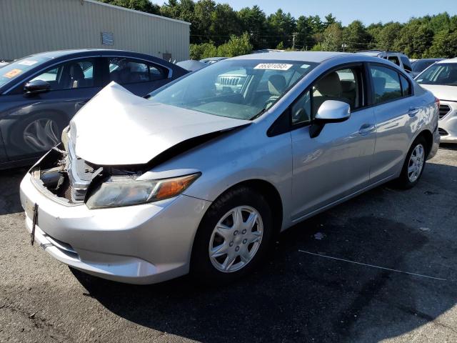 HONDA CIVIC LX 2012 with VIN 19XFB2F53CE099282 - Photo from auction