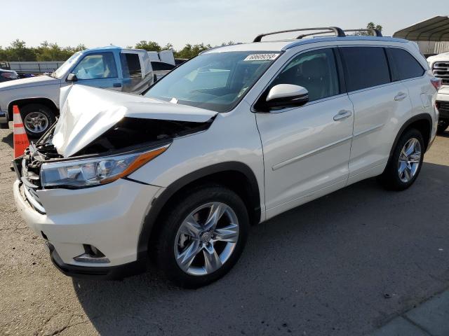 TOYOTA HIGHLANDER 2015 with VIN 5TDYKRFH6FS068551 - Photo from auction