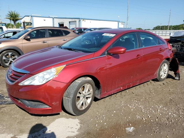 HYUNDAI SONATA GLS 2014 with VIN 5NPEB4AC1EH849919 - Photo from auction