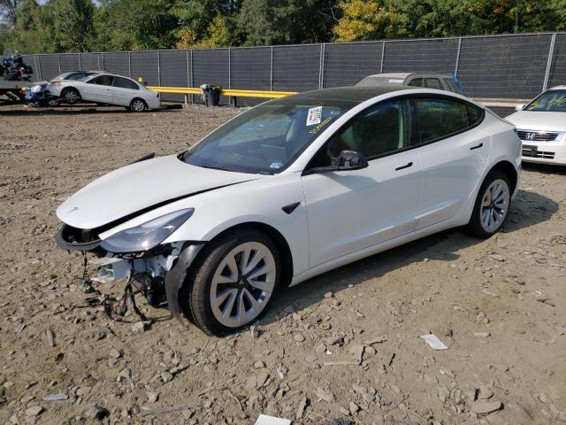 TESLA MODEL 3 2022 with VIN 5YJ3E1EAXNF368958 - Photo from auction