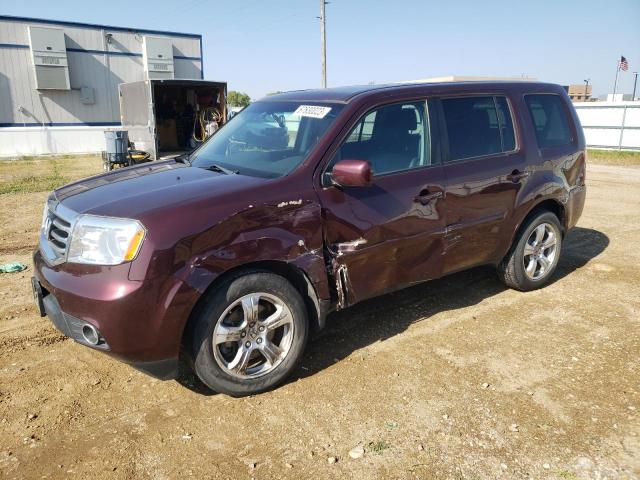 HONDA PILOT EXL 2015 with VIN 5FNYF4H51FB012693 - Photo from auction