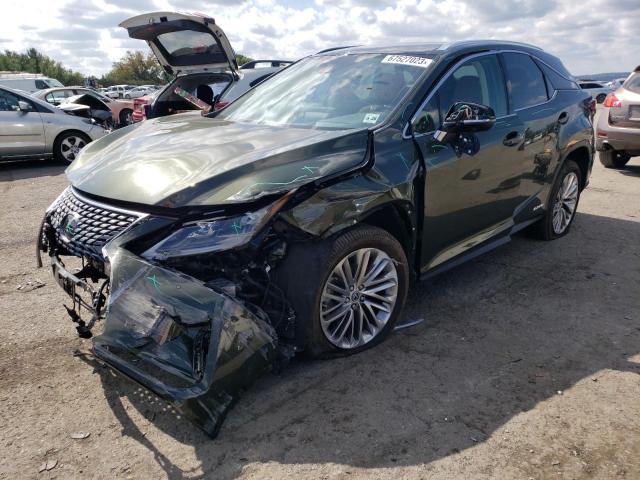 LEXUS RX 450H 2021 with VIN 2T2JGMDA1MC060970 - Photo from auction