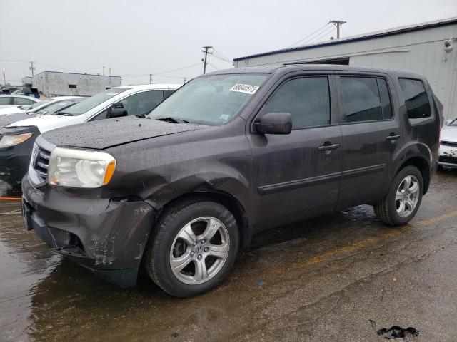 HONDA PILOT EX 2013 with VIN 5FNYF4H40DB011801 - Photo from auction