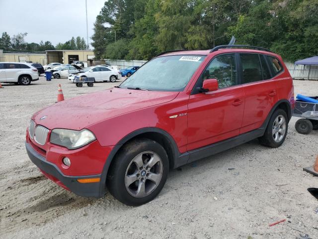 BMW X3 3.0SI 2007 with VIN WBXPC93407WF20110 - Photo from auction