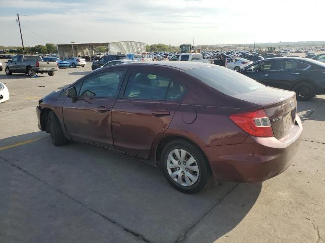 Photo 2 from auction – 2012 HONDA CIVIC LX with VIN 19XFB2F54CE078585