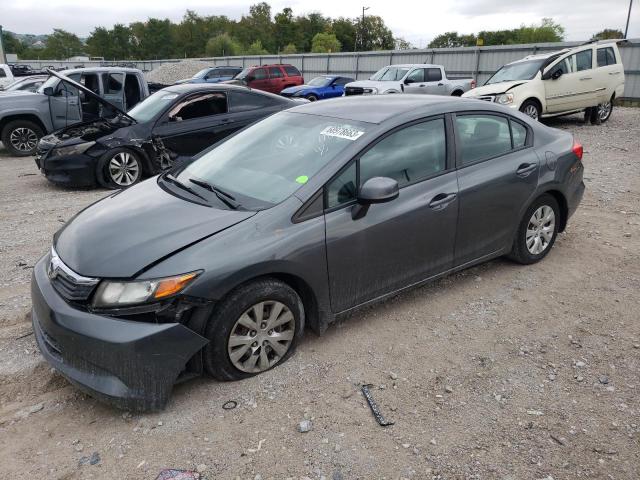 HONDA CIVIC LX 2012 with VIN 19XFB2F56CE071783 - Photo from auction