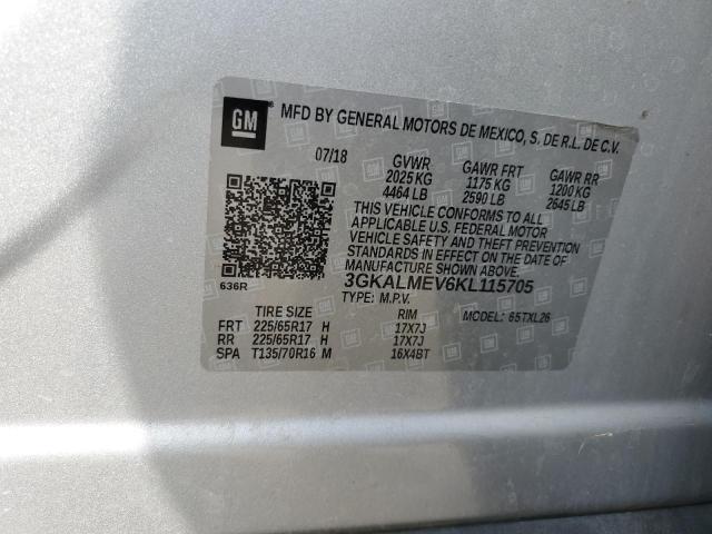 Photo 14 from auction – 2019 GMC TERRAIN SL with VIN 3GKALMEV6KL115705