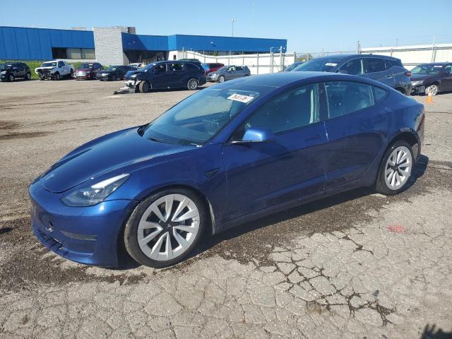 TESLA MODEL 3 2022 with VIN 5YJ3E1EA6NF371601 - Photo from auction