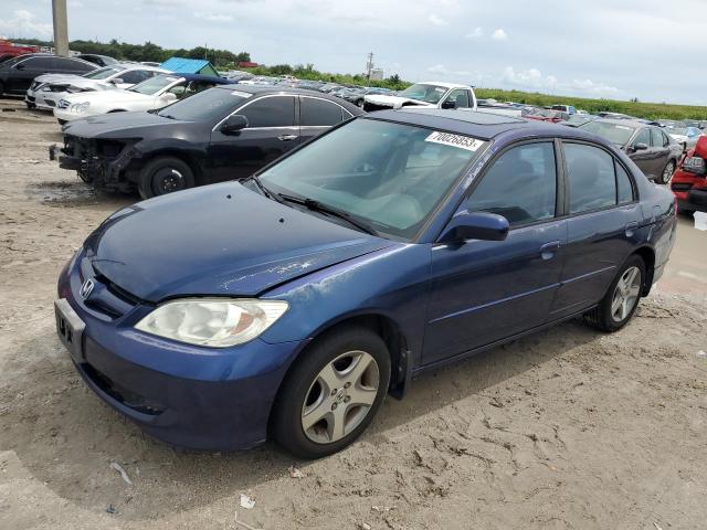 HONDA CIVIC EX 2005 with VIN 2HGES26775H504520 - Photo from auction