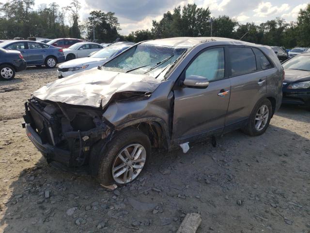 KIA SORENTO LX 2014 with VIN 5XYKT4A71EG491313 - Photo from auction