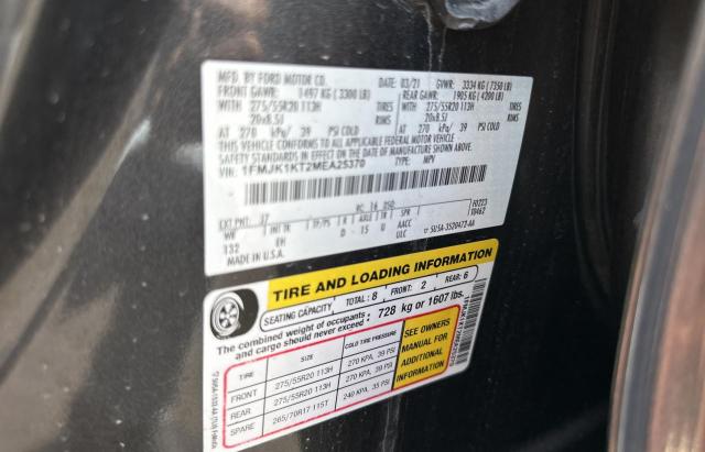 Photo 10 from auction – 2021 FORD EXPEDITION with VIN 1FMJK1KT2MEA25370