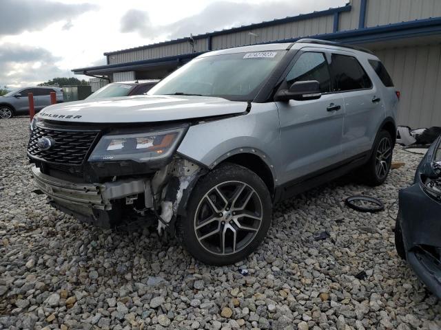 FORD EXPLORER S 2018 with VIN 1FM5K8GT1JGB13619 - Photo from auction