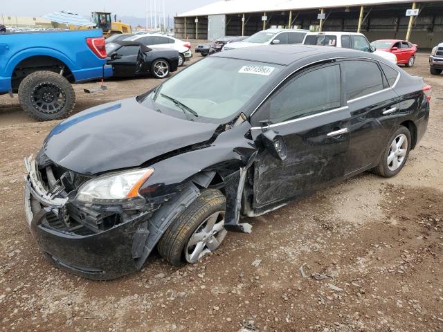NISSAN SENTRA S 2013 with VIN 3N1AB7AP1DL708708 - Photo from auction