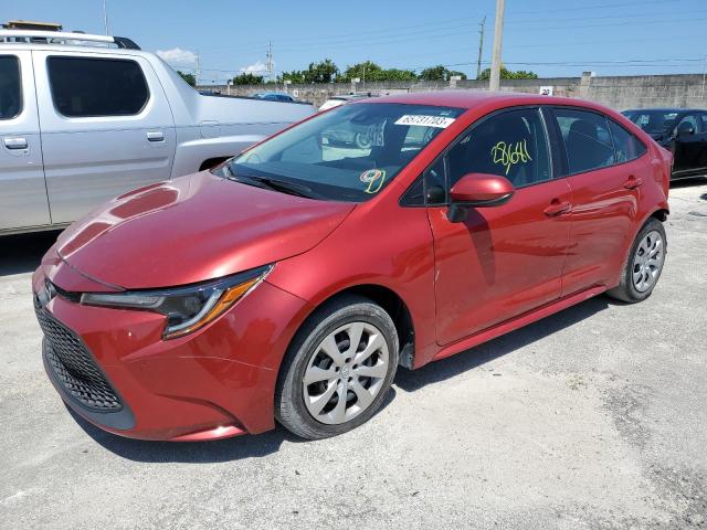 Photo 1 from auction – 2021 TOYOTA COROLLA LE with VIN 5YFEPMAE5MP257797