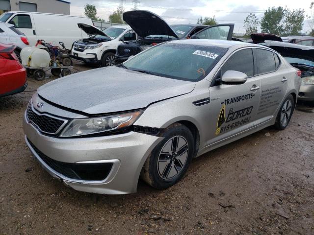 KIA OPTIMA HYB 2013 with VIN KNAGM4AD7D5044644 - Photo from auction