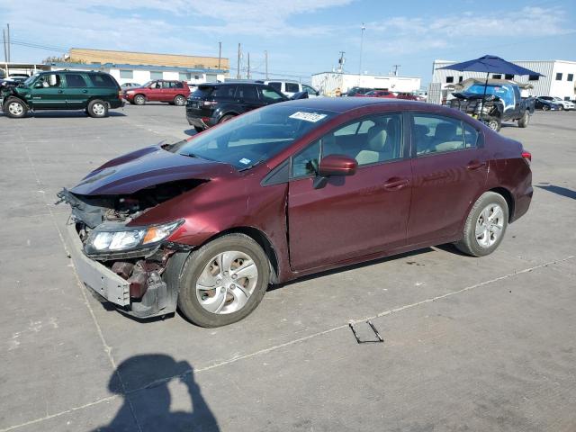 HONDA CIVIC LX 2014 مع رقم تعريف المركبة 19XFB2F5XEE043116 - صورة من المزاد