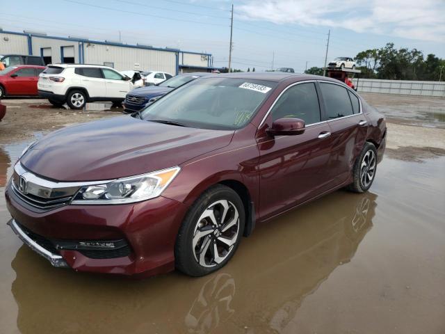 HONDA ACCORD EXL 2017 with VIN 1HGCR2F8XHA041271 - Photo from auction