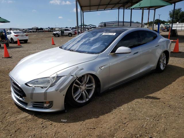 TESLA MODEL S 2015 with VIN 5YJSA1E21FF117943 - Photo from auction