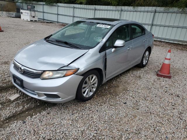 HONDA CIVIC EXL 2012 with VIN 2HGFB2F91CH536883 - Photo from auction