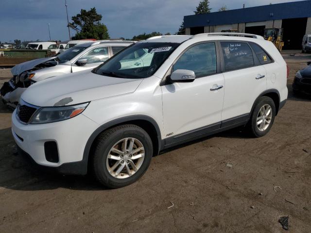 KIA SORENTO LX 2015 with VIN 5XYKTDA70FG619199 - Photo from auction