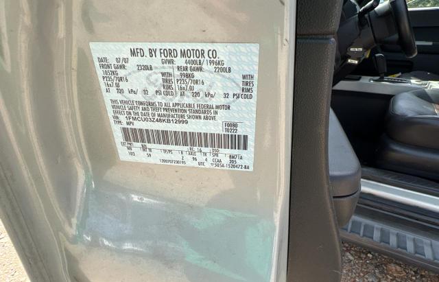 Photo 10 from auction – 2008 FORD ESCAPE XLT with VIN 1FMCU03Z48KB12999