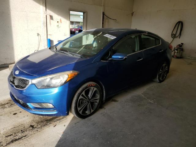 KIA FORTE EX 2014 with VIN KNAFX4A83E5169177 - Photo from auction