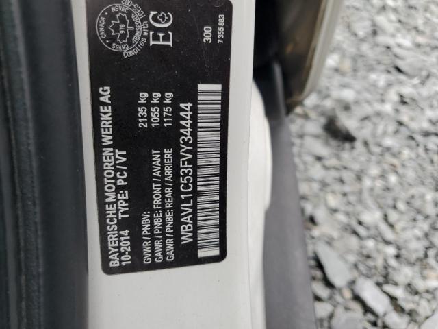 Photo 14 from auction – 2015 BMW X1 XDRIVE2 with VIN WBAVL1C53FVY34444
