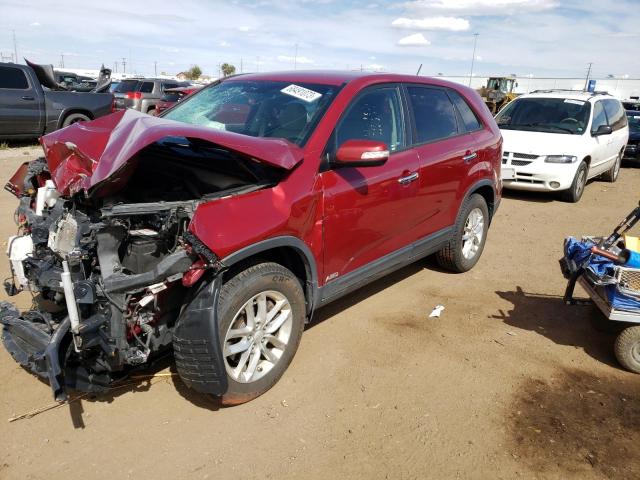 KIA SORENTO LX 2014 with VIN 5XYKTCA69EG423178 - Photo from auction