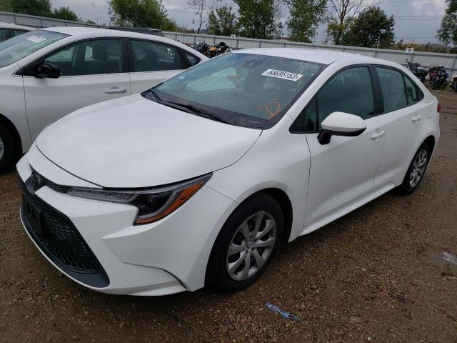 TOYOTA COROLLA LE 2021 with VIN 5YFEPMAE5MP189145 - Photo from auction