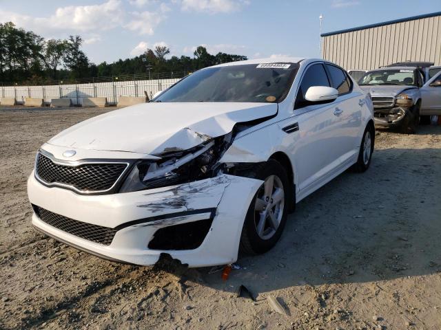 KIA OPTIMA LX 2014 with VIN 5XXGM4A7XEG324889 - Photo from auction