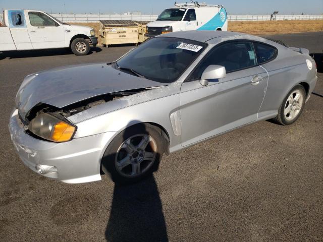 HYUNDAI TIBURON 2004 with VIN KMHHM65D54U150587 - Photo from auction
