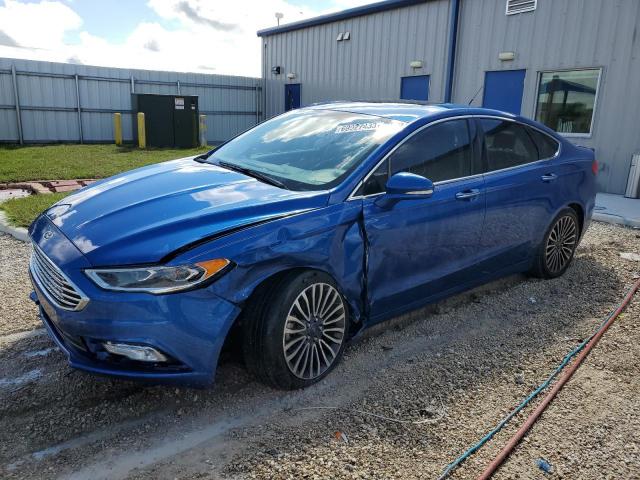 FORD FUSION SE 2017 with VIN 3FA6P0H97HR417304 - Photo from auction