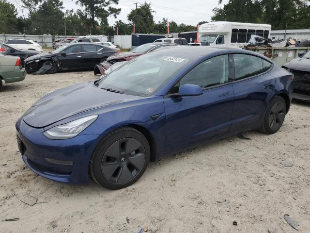TESLA MODEL 3 2021 with VIN 5YJ3E1EA1MF854122 - Photo from auction