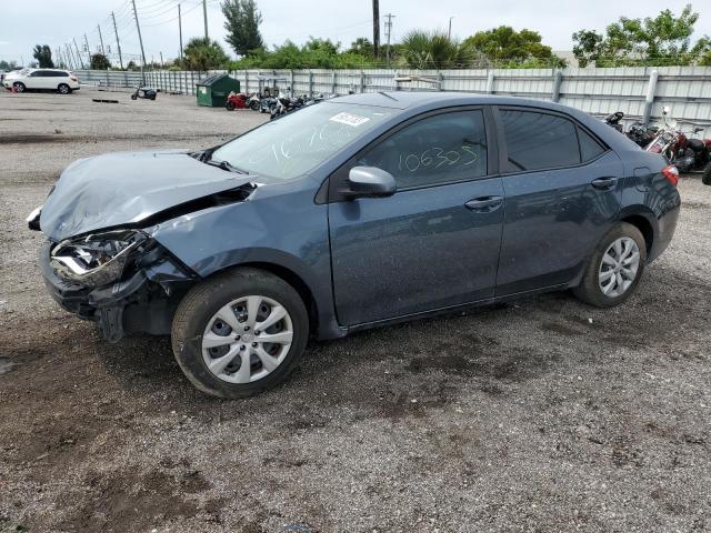TOYOTA COROLLA L 2015 with VIN 2T1BURHE7FC289670 - Photo from auction