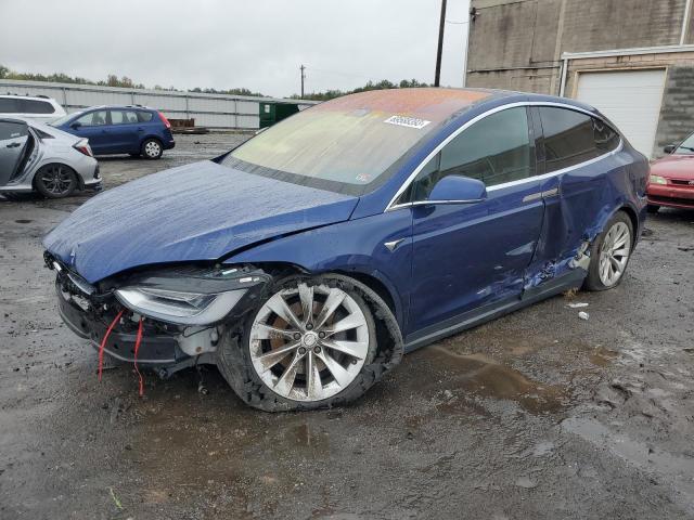 TESLA MODEL X 2017 with VIN 5YJXCBE25HF029616 - Photo from auction