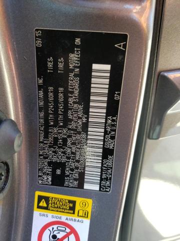 Photo 14 from auction – 2015 TOYOTA HIGHLANDER with VIN 5TDZKRFHXFS111387