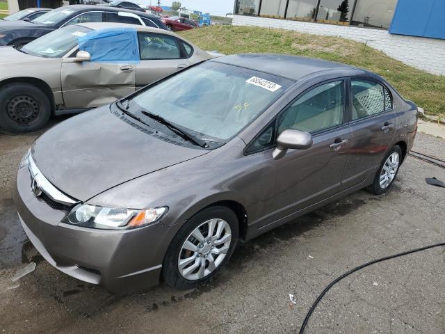 HONDA CIVIC LX 2010 with VIN 2HGFA1F59AH563028 - Photo from auction