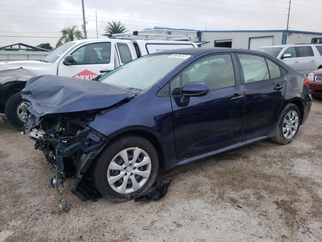TOYOTA COROLLA LE 2022 with VIN JTDEPMAE2NJ195684 - Photo from auction