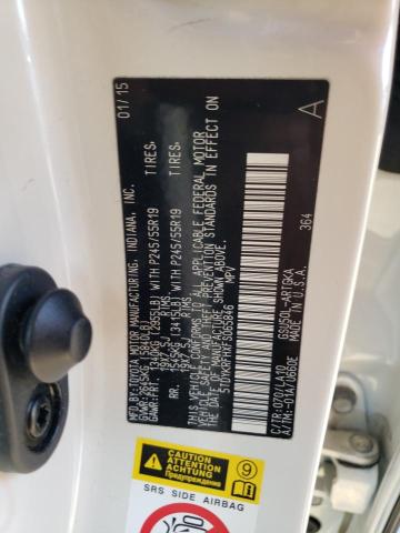 Photo 14 from auction – 2015 TOYOTA HIGHLANDER with VIN 5TDYKRFHXFS065846