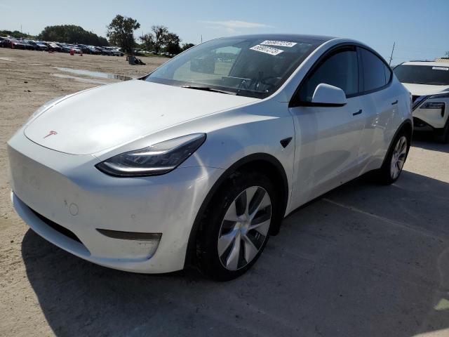 TESLA MODEL Y 2021 with VIN 5YJYGDEE9MF148181 - Photo from auction