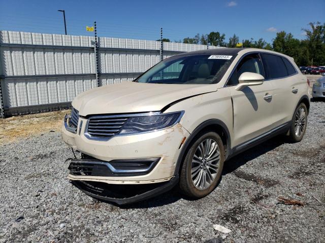 LINCOLN MKX RESERV 2016 with VIN 2LMTJ6LR3GBL75932 - Photo from auction