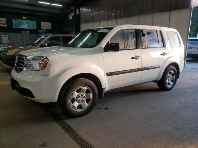 HONDA PILOT LX 2014 with VIN 5FNYF4H20EB017291 - Photo from auction