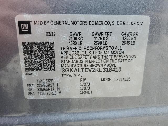 Photo 14 from auction – 2019 GMC TERRAIN SL with VIN 3GKALTEV2KL318410